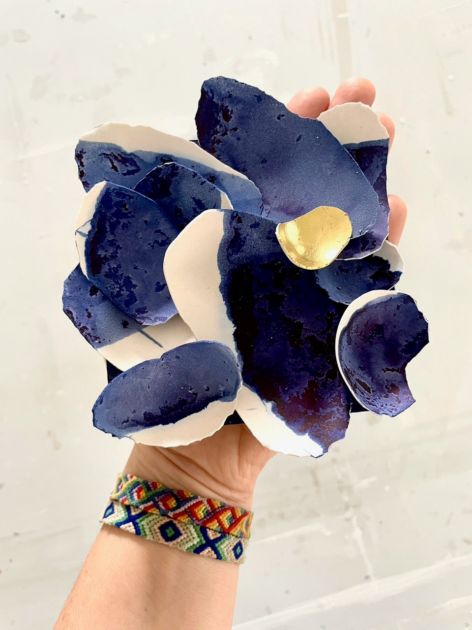 Custom Porcelain Kintsugi Eggshells on Panels