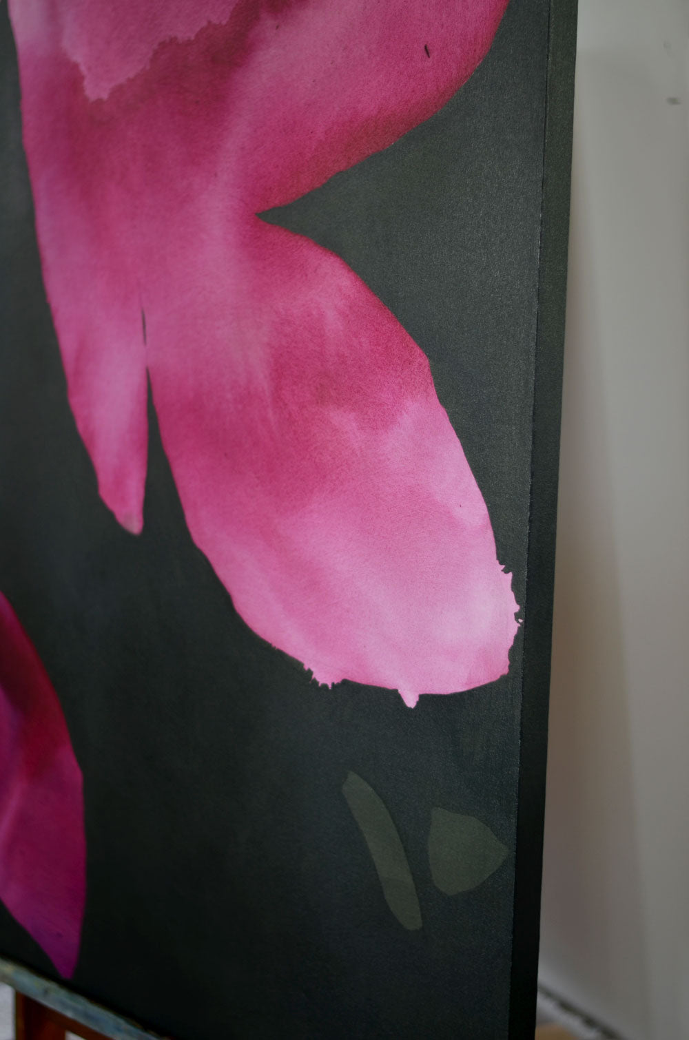 "Fuschia Flora" original painting