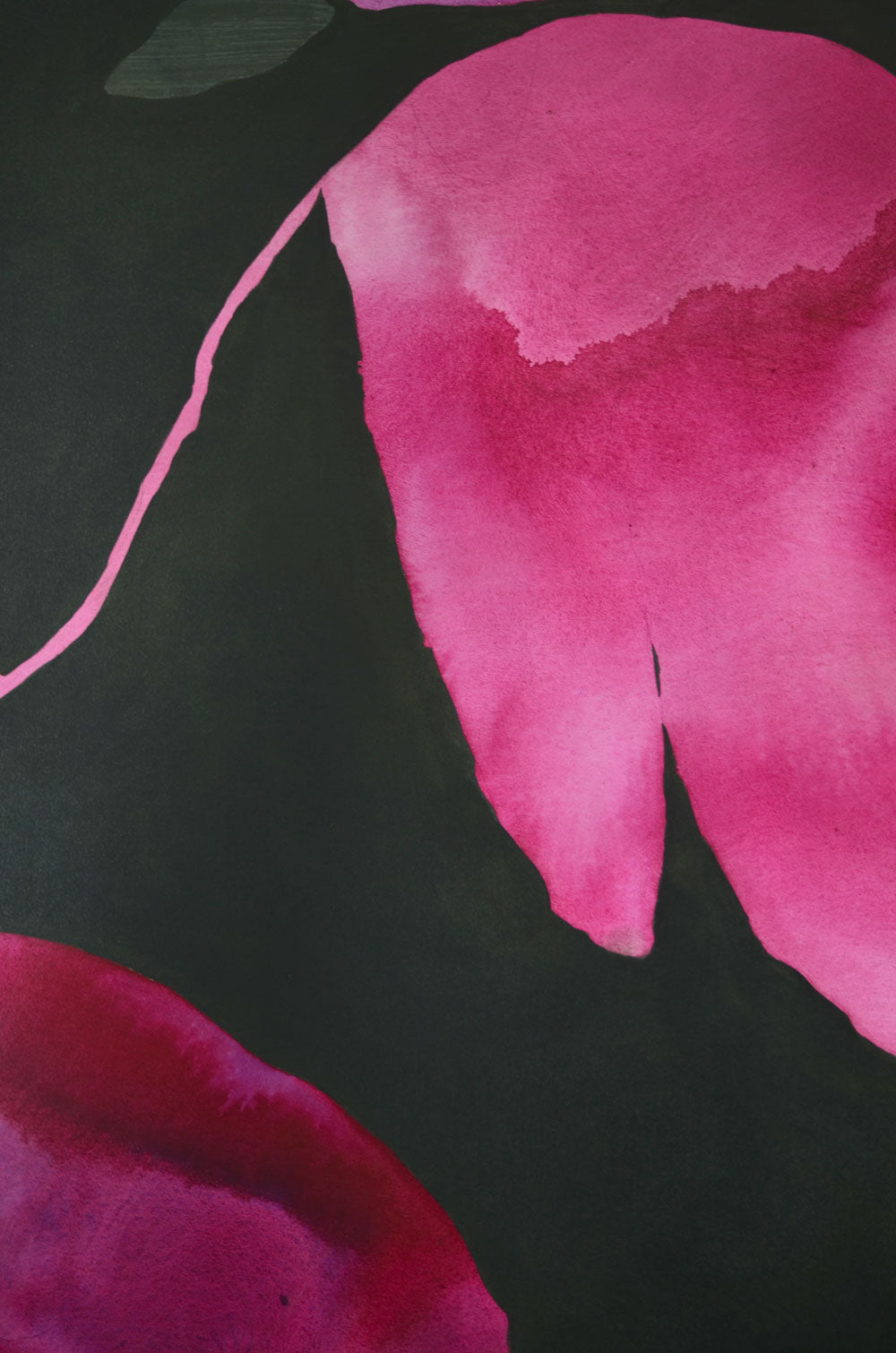 "Fuschia Flora" original painting
