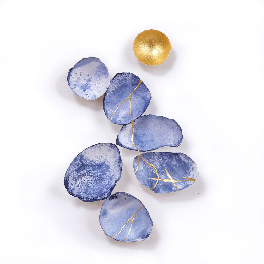 Indigo + Gold print - LIMITED EDITION