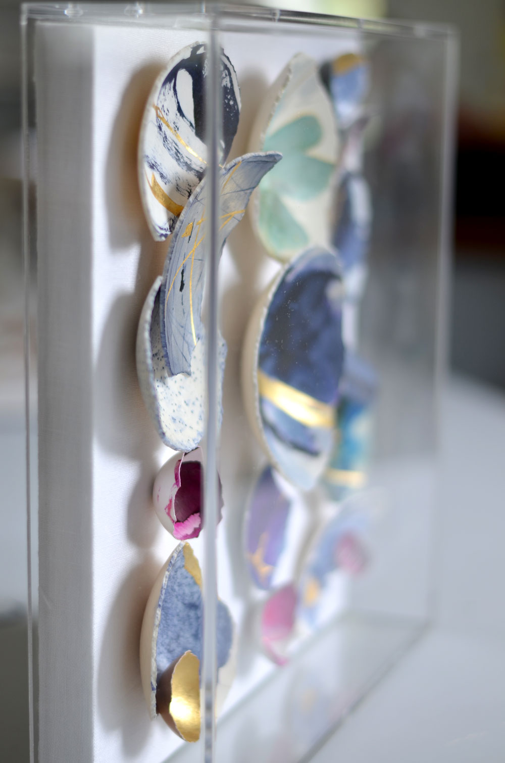 Kintsugi Eggshells Triple Totems