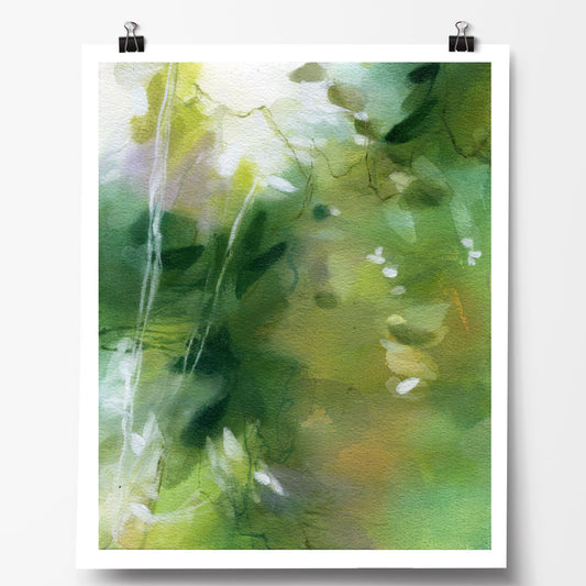 Verdant Shallows I fine art print